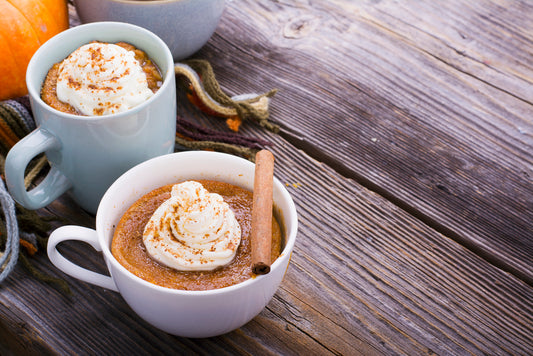 Vegan Pumpkin Spice Protein Mug Cake