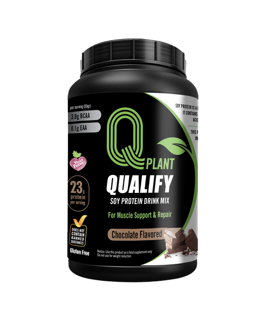 QPlant Soy Chocolate Flavored Protein Drink Mix