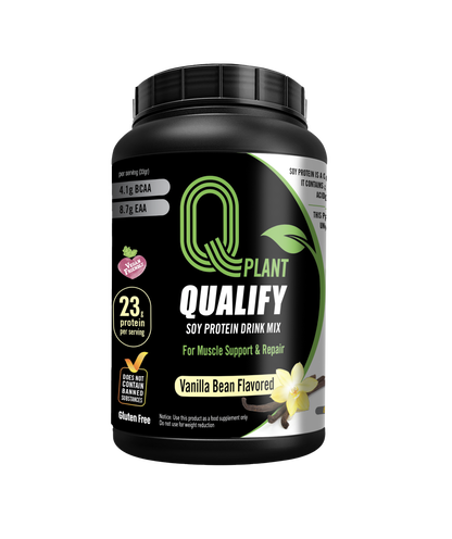 QPlant Soy Vanilla Bean Flavored Protein Drink Mix